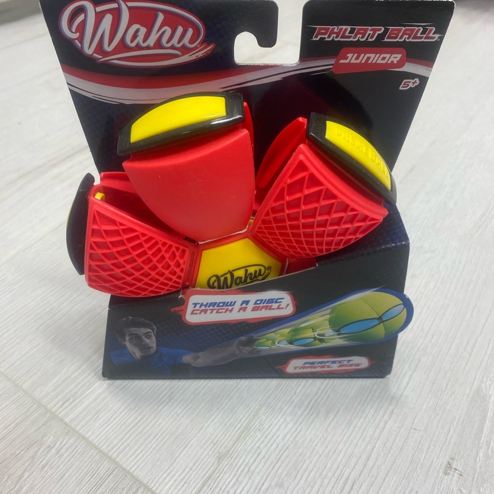 Phlat Ball Junior Kids Toy - Red & Yellow
